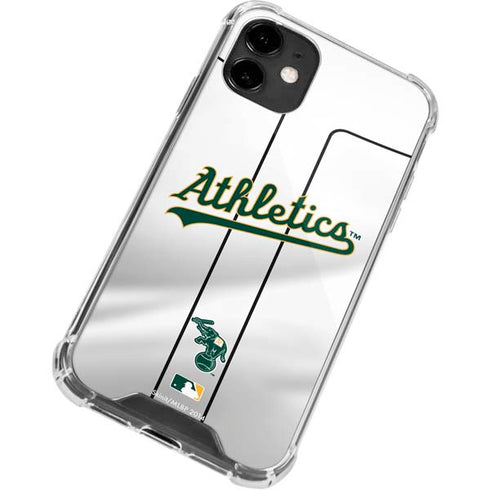 MLB Oakland Athletics Home Jersey iPhone 12 Mini Clear Case