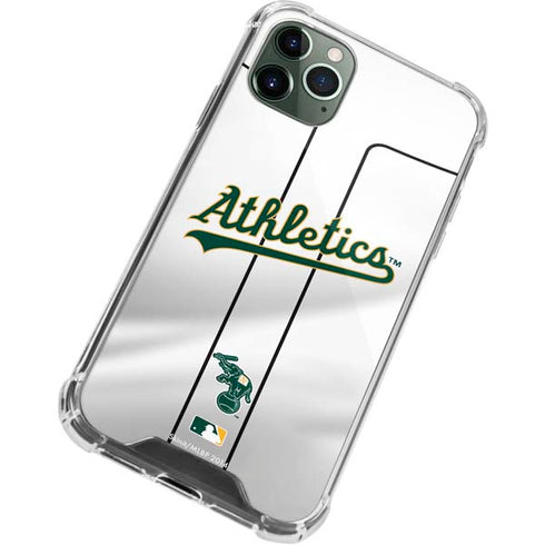 MLB Oakland Athletics Home Jersey iPhone 12 Pro Clear Case