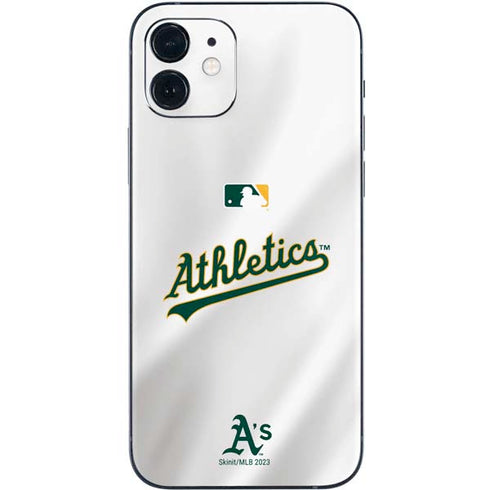 MLB Oakland Athletics Home Jersey iPhone 12 Skin