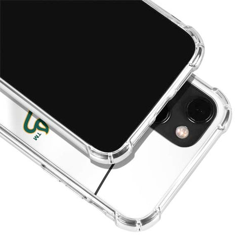 MLB Oakland Athletics Home Jersey iPhone 13 Clear Case