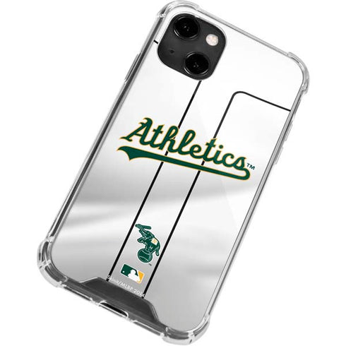 MLB Oakland Athletics Home Jersey iPhone 13 Clear Case