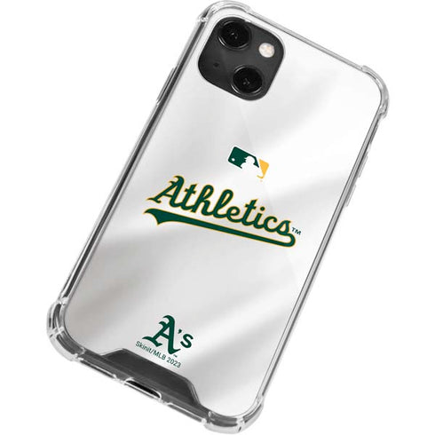 MLB Oakland Athletics Home Jersey iPhone 13 Mini Clear Case