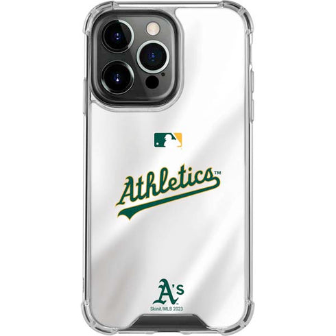 MLB Oakland Athletics Home Jersey iPhone 13 Pro Clear Case