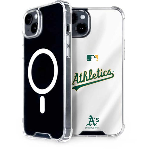 MLB Oakland Athletics Home Jersey iPhone 15 Plus MagSafe Case