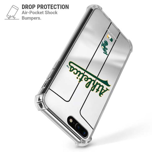 MLB Oakland Athletics Home Jersey iPhone 7/8 Plus Clear Case