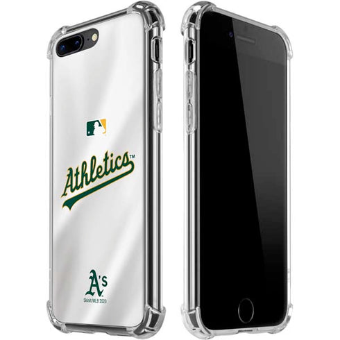 MLB Oakland Athletics Home Jersey iPhone 7/8 Plus Clear Case