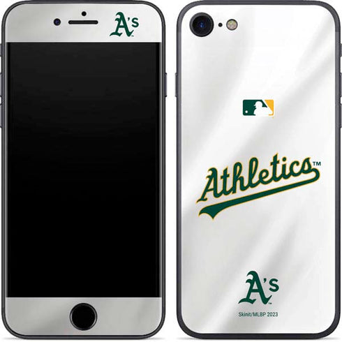 MLB Oakland Athletics Home Jersey iPhone 8 Skin