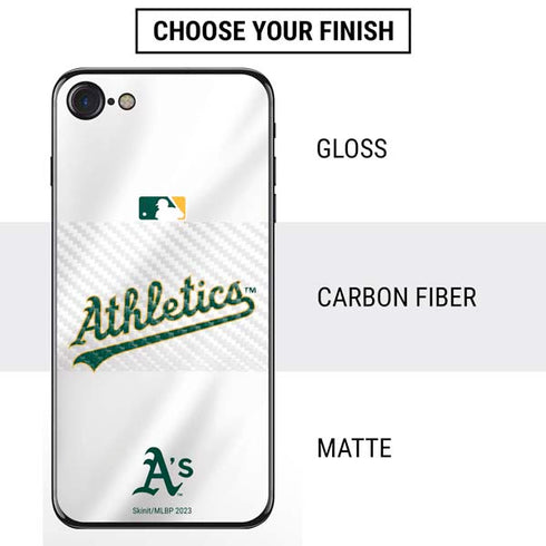 MLB Oakland Athletics Home Jersey iPhone SE (2nd & 3rd Gen) Skin