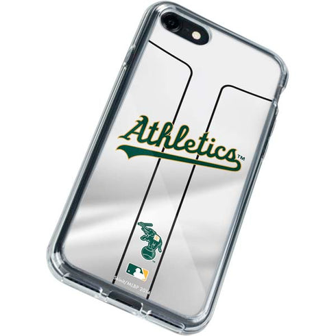 MLB Oakland Athletics Home Jersey iPhone SE (2nd & 3rd Gen) Clear Case