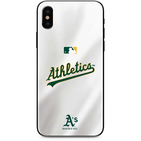 MLB Oakland Athletics Home Jersey iPhone XS Max Skin
