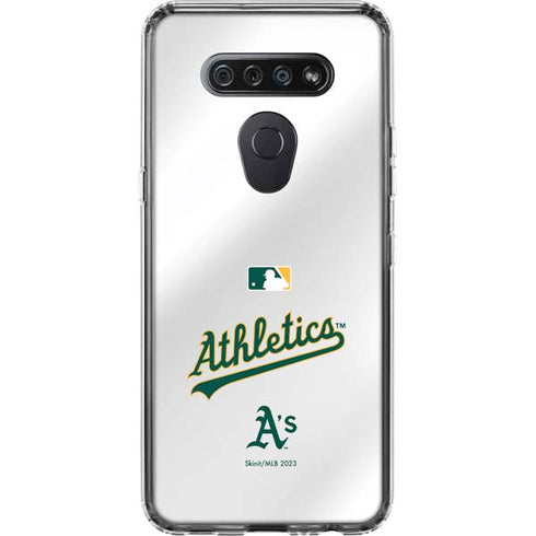 MLB Oakland Athletics Home Jersey LG K51/Q51 Clear Case