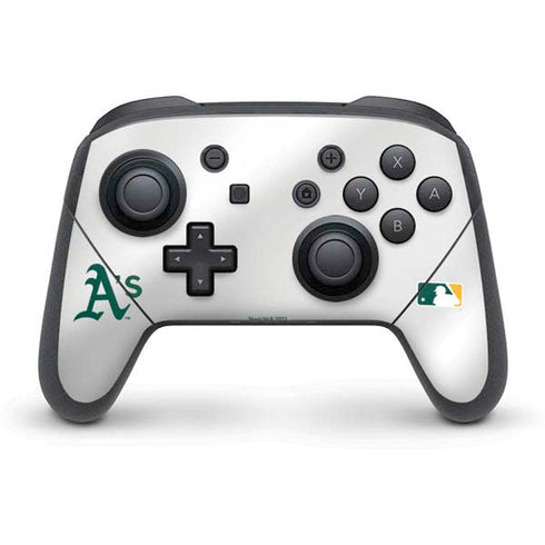 MLB Oakland Athletics Home Jersey Nintendo Switch Pro Controller Skin