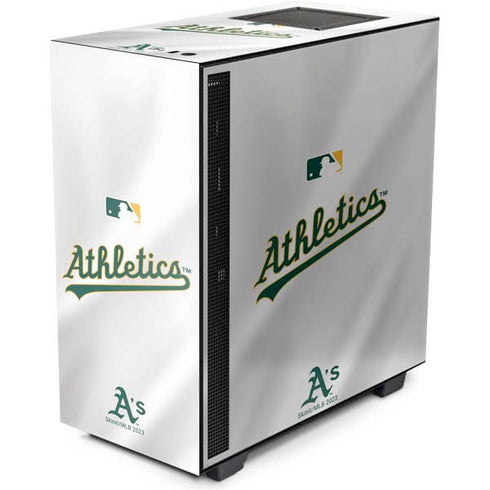 MLB Oakland Athletics Home Jersey NZXT H510 Compact ATX Mid-Tower Case Skin