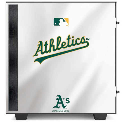 MLB Oakland Athletics Home Jersey NZXT H510 Compact ATX Mid-Tower Case Skin
