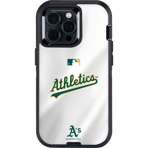 MLB Oakland Athletics Home Jersey Otterbox Defender iPhone Skin