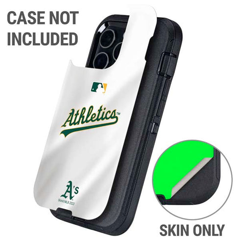 MLB Oakland Athletics Home Jersey Otterbox Defender iPhone Skin