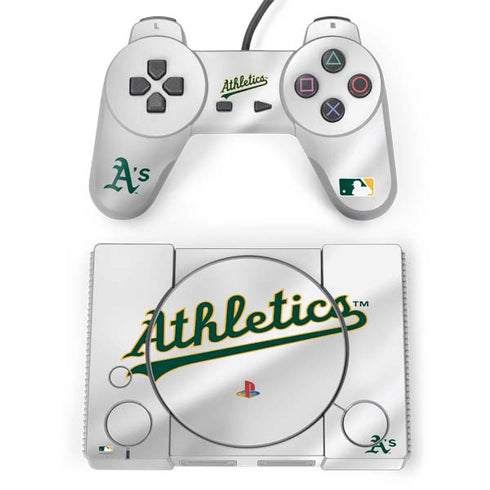 MLB Oakland Athletics Home Jersey PlayStation Classic Bundle Skin