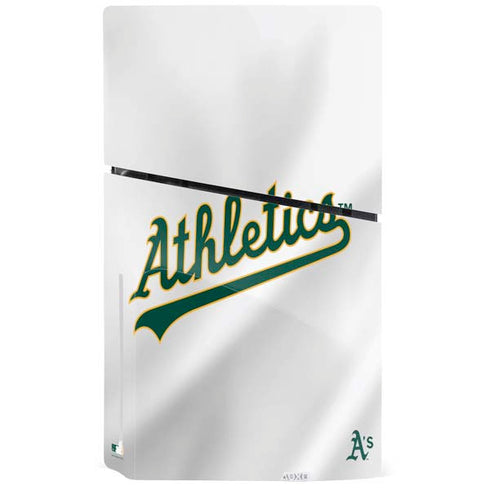 MLB Oakland Athletics Home Jersey PS5 Slim Disk Console Skin