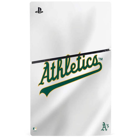 MLB Oakland Athletics Home Jersey PS5 Slim Digital Edition Bundle Skin