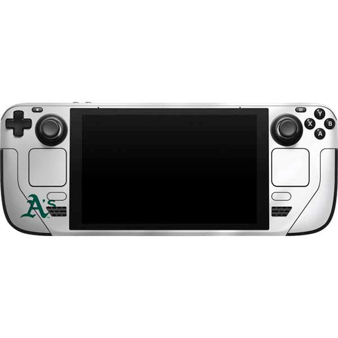 MLB Oakland Athletics Home Jersey Steam Deck Handheld Gaming Computer Skin