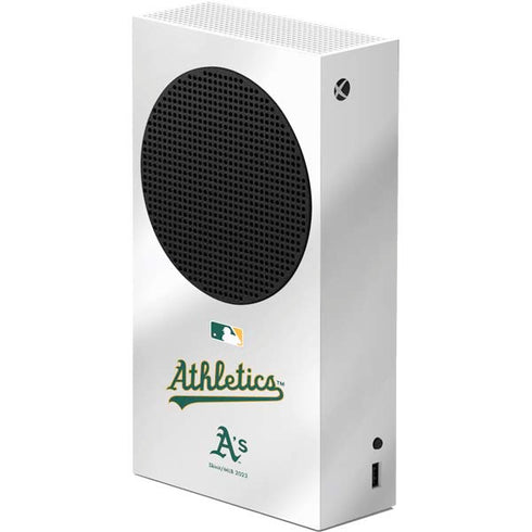 MLB Oakland Athletics Home Jersey Xbox Series S Console Skin