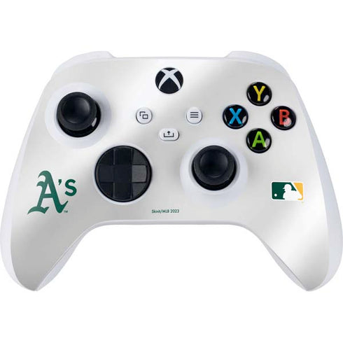 MLB Oakland Athletics Home Jersey Xbox Series S Controller Skin