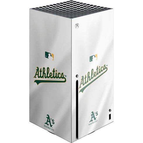 MLB Oakland Athletics Home Jersey Xbox Series X Console Skin