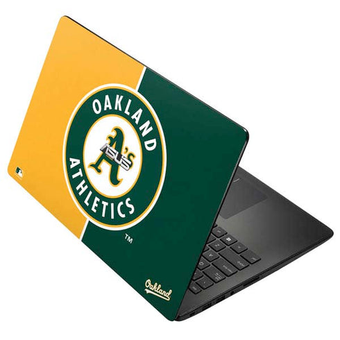 MLB Oakland Athletics Split Asus X502CA 15.6 Skin