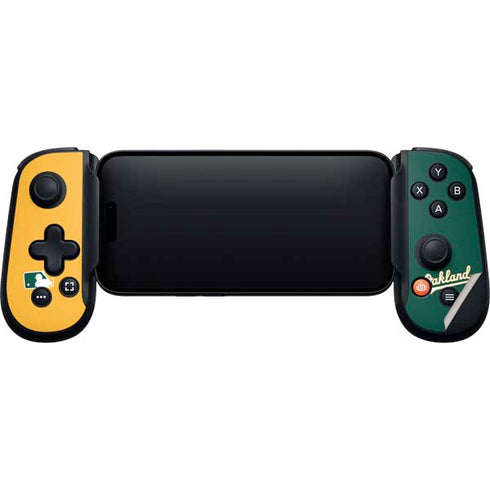 MLB Oakland Athletics Split Backbone One for iPhone Game Controller Skin