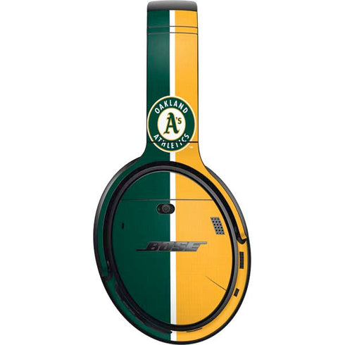 MLB Oakland Athletics Split Bose QuietComfort 35 Headphones Skin