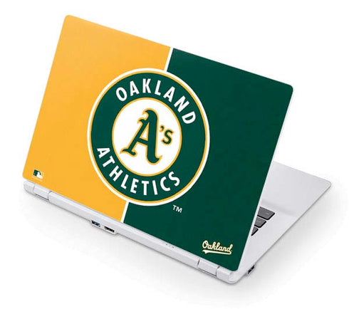 MLB Oakland Athletics Split Acer Chromebook Skin