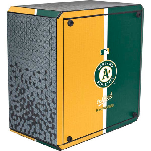 MLB Oakland Athletics Split Cooler Master MasterBox Q300L Mini Tower Skin