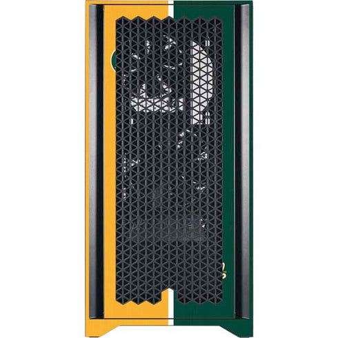 MLB Oakland Athletics Split Corsair 4000D Tempered Glass Mid-Tower ATX Case Skin