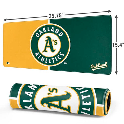 MLB Oakland Athletics Split Gaming Mouse Pad