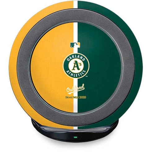 MLB Oakland Athletics Split Fast Charge Wireless Charging Stand Skin