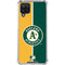MLB Oakland Athletics Split Galaxy A12 Clear Case
