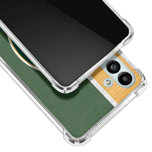 MLB Oakland Athletics Split Galaxy A13 5G Clear Case