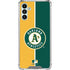 MLB Oakland Athletics Split Galaxy A13 5G Clear Case