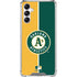 MLB Oakland Athletics Split Galaxy A14 5G Clear Case