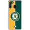 MLB Oakland Athletics Split Galaxy A21 Clear Case