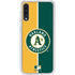 MLB Oakland Athletics Split Galaxy A50 Clear Case