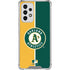 MLB Oakland Athletics Split Galaxy A53 5G Clear Case
