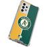 MLB Oakland Athletics Split Galaxy A53 5G Clear Case