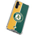 MLB Oakland Athletics Split Galaxy A54 5G Clear Case