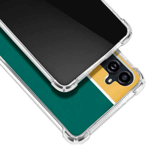 MLB Oakland Athletics Split Galaxy A54 5G Clear Case