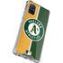 MLB Oakland Athletics Split Galaxy A71 5G Clear Case