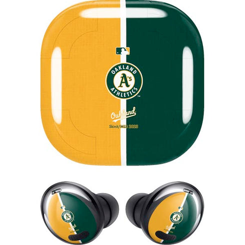 MLB Oakland Athletics Split Galaxy Buds Pro Skin