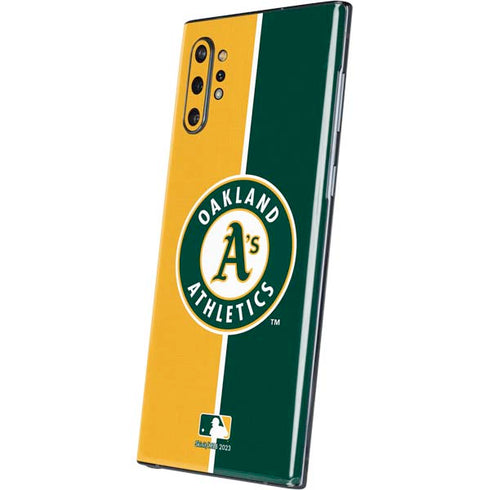 MLB Oakland Athletics Split Galaxy Note 10 Plus Skin
