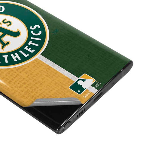 MLB Oakland Athletics Split Galaxy Note 10 Skin