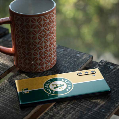 MLB Oakland Athletics Split Galaxy Note 10 Skin